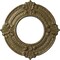 Ekena Millwork Benson Ceiling Medallion (Canopies up to 4 1/8"), 9"OD x 4 1/8"ID x 5/8"P, Mississippi Mud Crackle CM09BNMMC - alternate 1